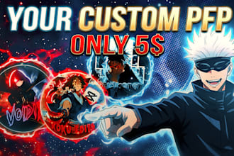 design aesthetic anime banner and profile picture