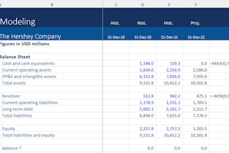 build financial model, projections and business valuation dcf