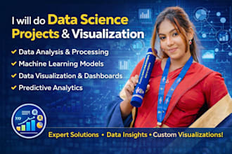 do data science projects, data analysis and visualization dashboards