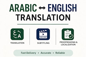 translate arabic english documents