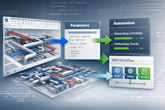 develop revit plugin for bim automation or mep using csharp, revit api or python