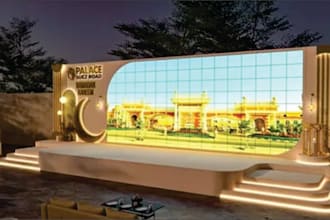 create 3d booth, exhibition kiosk, event stage design in sketchup, lumion, revit