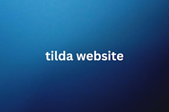 build, design and redesign tilda website
