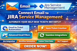 connect email to jira services management helpdesk and automate ticket workflows