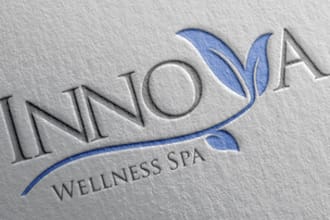do modern professional spa and esthetics logo design