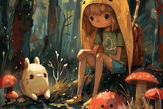 draw you in adventure time style