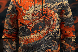 do amazing typography for hoodie design