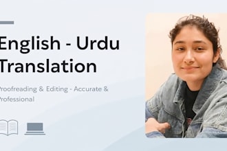 be your native urdu translator and proofreader