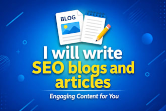 write SEO blog and articles
