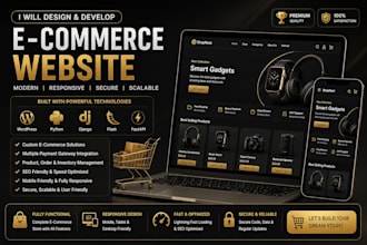 build a professional e commerce website