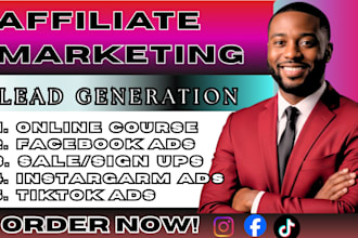 create a lead generation system for affiliate marketing digital product