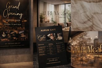 design highend branding and identity for cafes,restaurants