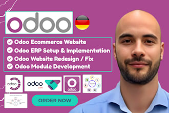 design odoo ecommerce website, online store, fix issues and redesign odoo site