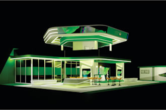 design 3d virtual exhibition stand, stall, kiosk, trade show booth, mockup views
