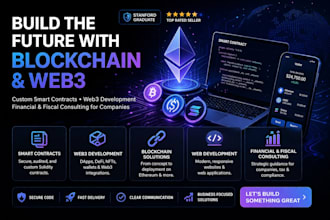 develop smart contracts for erc20 tokens nfts and defi