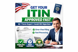 obtain your itin individual taxpayer number as irs caa