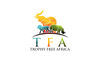 design trophy free africa hunting wildlife logo