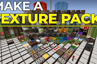 create a custom minecraft resource pack with unique textures