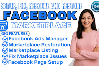 fix your fb marketplace issues and list products on facebook marketplace manager