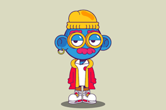custom brand mascot design