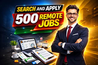 search and apply 500 remote jobs
