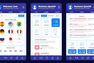 do web ui ux, app ui ux and dashboard ui ux design in figma
