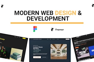 design and develop framer website convert figma to framer template update edit