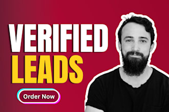 provide geo targeted human verified leads with emails and phone numbers