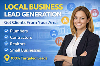 generate and find local business leads for plumbers, realtors, and contractors