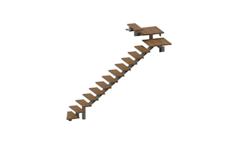 create staircase cad drawings for fabrication and cnc