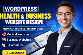 wordpress medical website, healthcare clinic, doctor directory, booking website