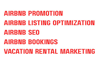 optimize your airbnb listing, boost bookings and do airbnb promotion