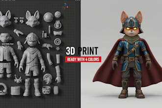 paint color slice stl 3d model into 3mf for bambulab multicolor 3d print