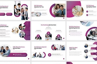 redesign powerpoint presentation canva slides ppt template investor pitch deck