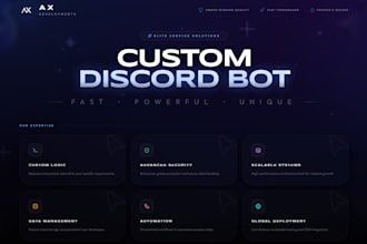 create custom discord bot for you