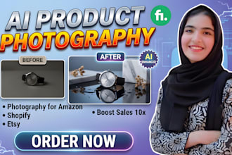 create ai product photoshoot for amazon, shopify and ecommerce brand