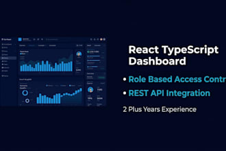 build a react typescript admin panel with role based access