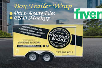 do professional box traile wrap, box truck or long trailer wrap ,vehicle wrap