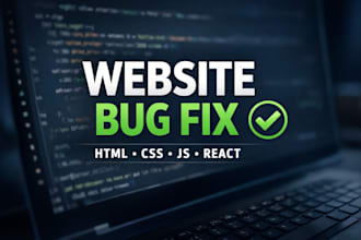 fix bugs in your website
