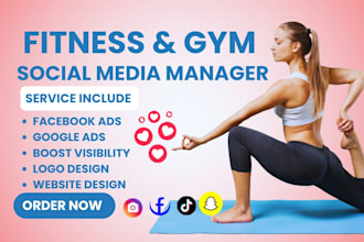 your fitness gym leadership coach instagram social media marketing manager