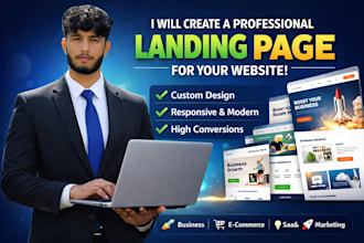 design a high converting landing page for limo websites