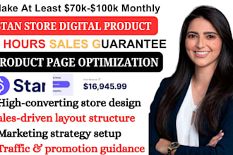24 hours sales guarantee stan store setup,stan store design,stan store marketing
