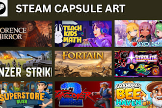 do steam capsule game art steam artwork game banner steam store page cover art