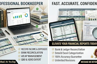 bookkeeping and bank reconciliation using quickbook and xero