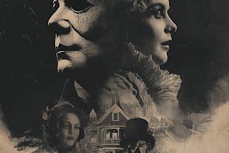 design a movie poster in the vein of netflix