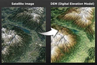 create digital elevation model dem and contour maps