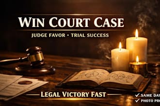 win court case spell, trial success, judge favor, legal victory, same day spell