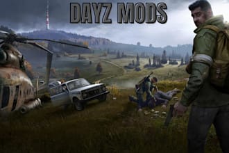 setup custom dayz sever maps, loot system, dayz building, server mods