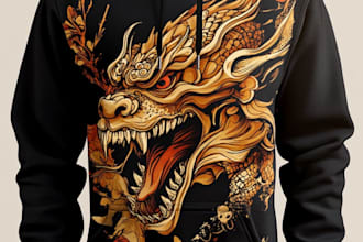 make trendy streetwear hoodie design