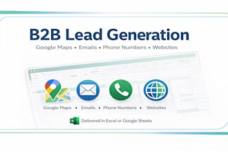 do b2b lead generation from google maps